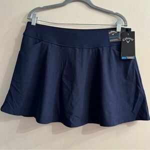 Callaway Women's Truesculpt Golf Navy Blue Skort Size Large NWT